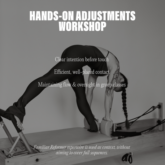 Hands-on Adjustments Workshop by Oona De Vos