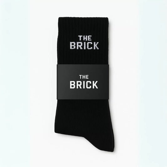 The Brick Black socks - size/maat 36-40 and/en 41-46